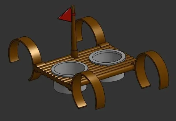Pirate Boat Cup Holder