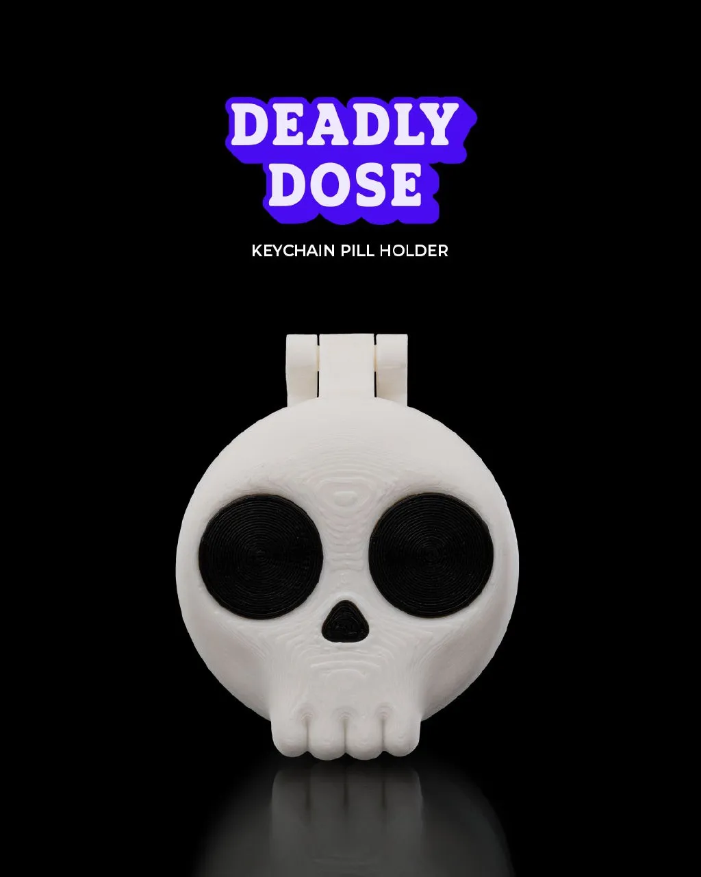 Deadly Dose Keychain Pill Holder Be8e97876a