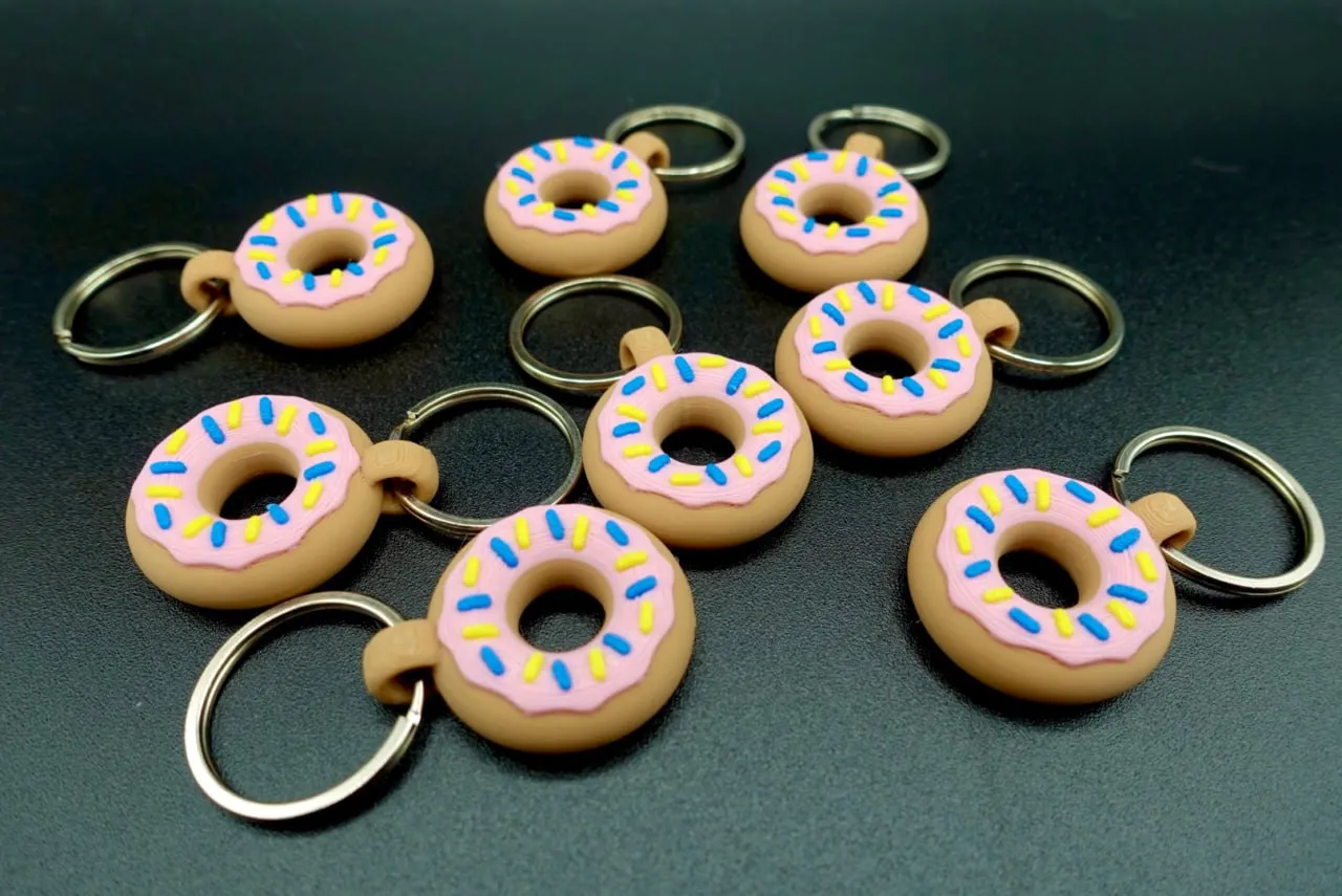 Donut Keychain (By MysticMesh3D - MM3D)
