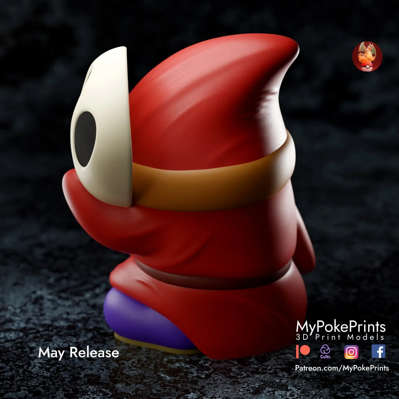 MyPokePrints - Shy Guy Gengar T Me MOXOMOR Aka