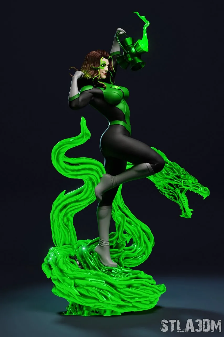 Abe3D - Jessica Cruz Green Lantern