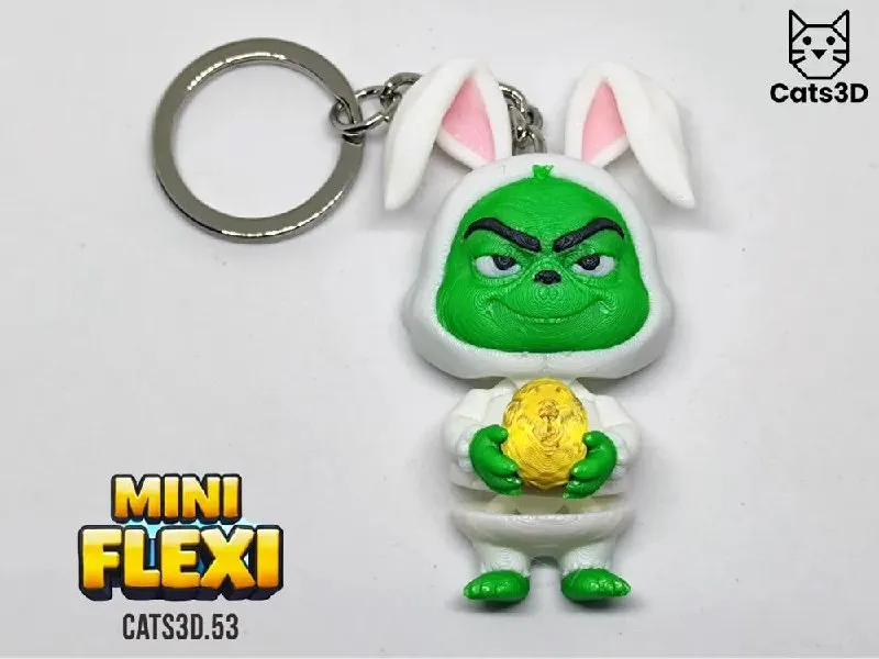 Cats 3D Studio - Grinch Pascoa - MakerWorld