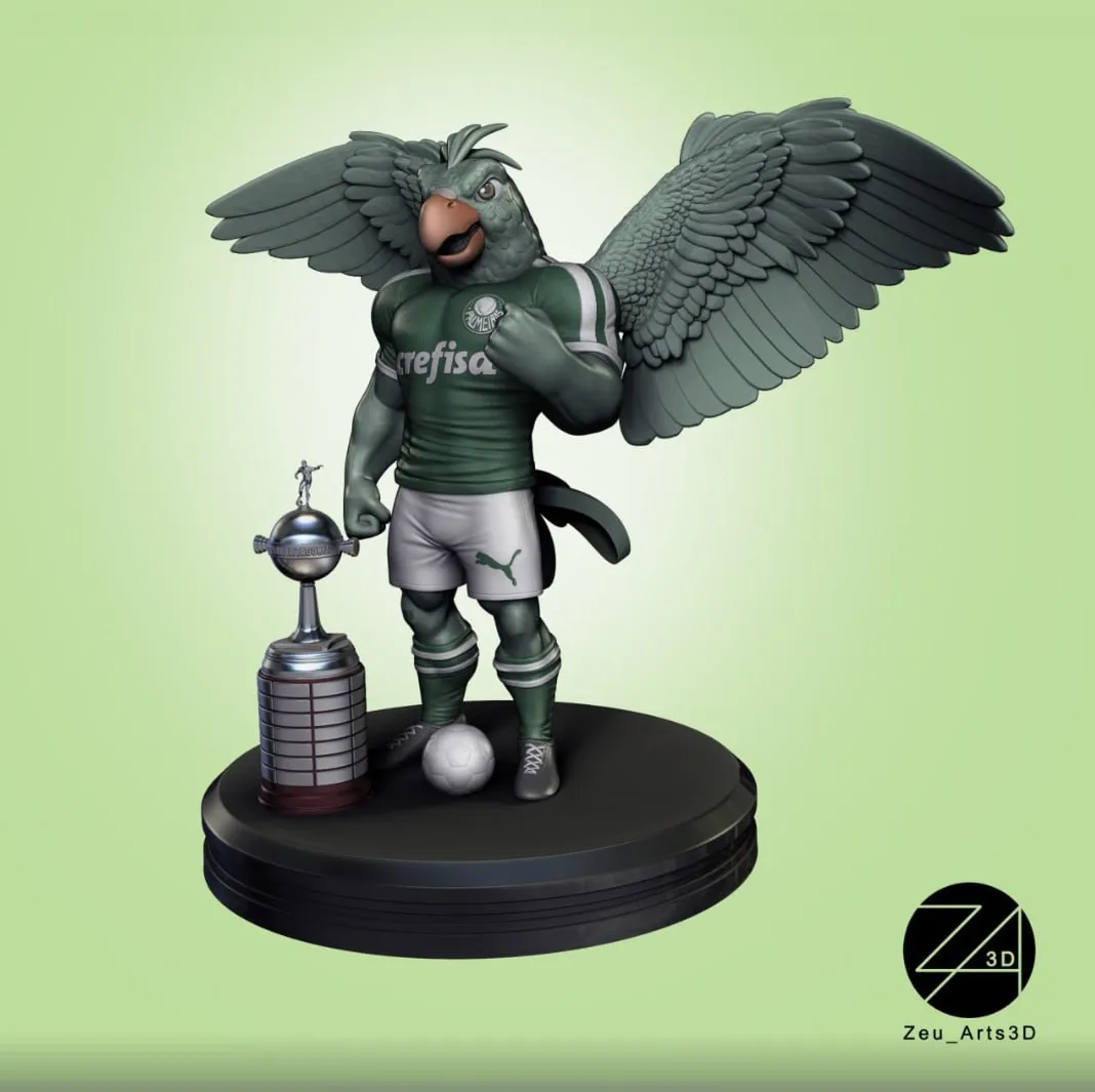Mascote-Palemeiras-Papagaio
