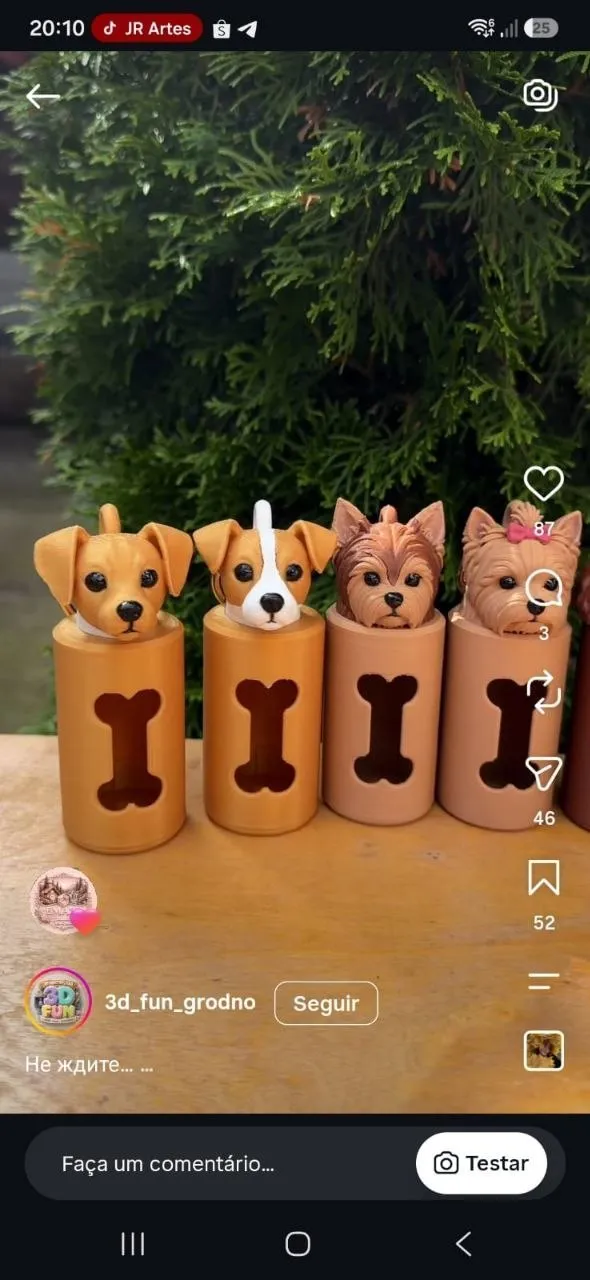 PORTA SAQUINHOS PET