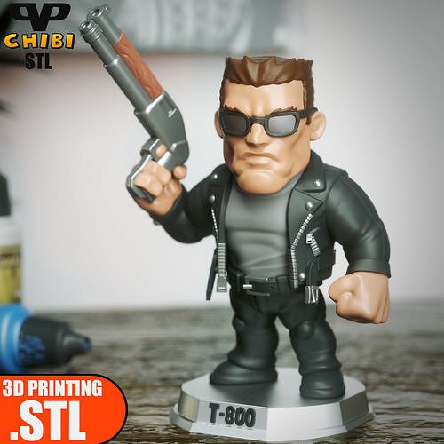 3DXM - Mr Freeze Arnold Chibi