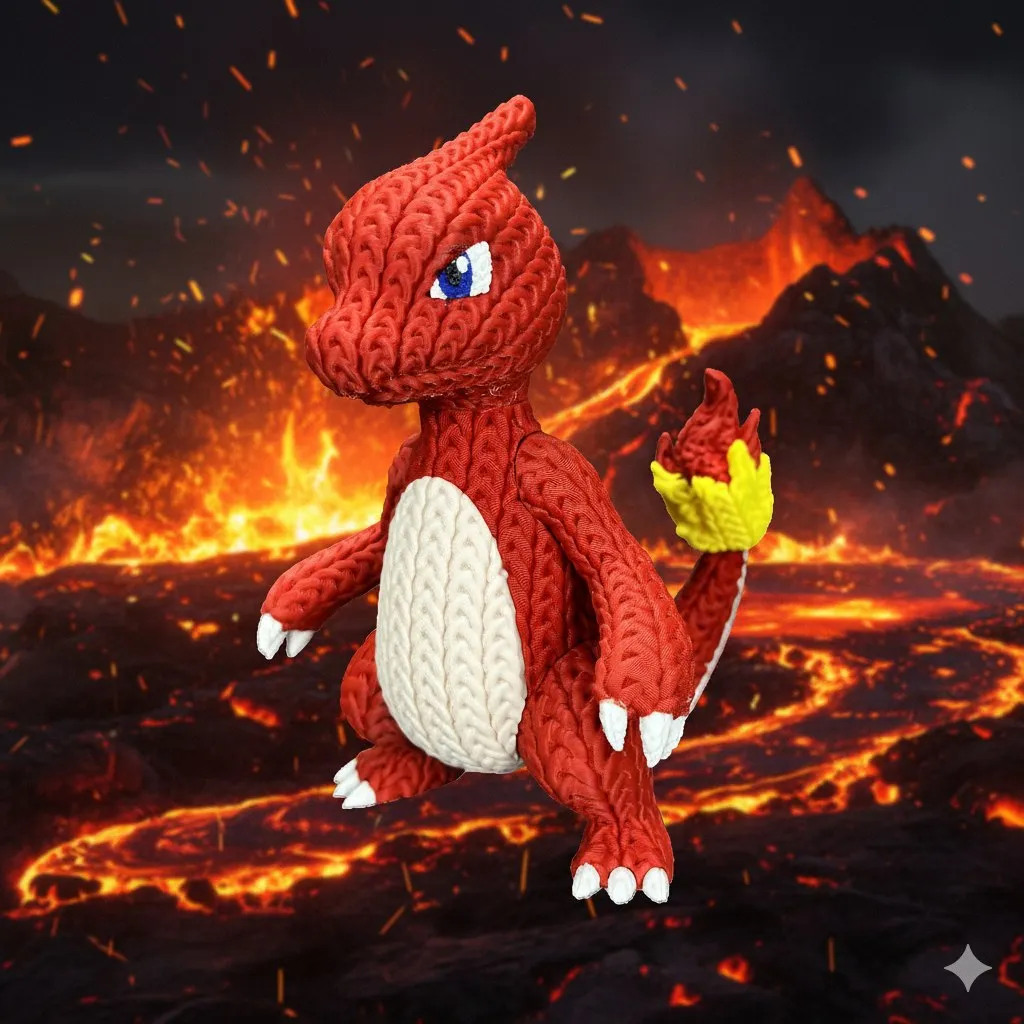 STL Charmeleon Knitted Multipart