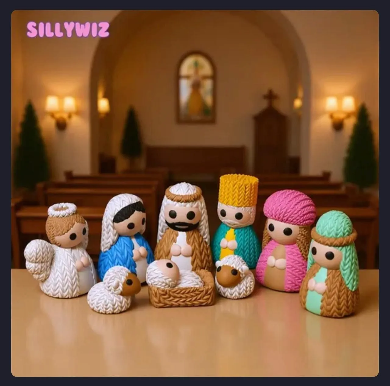 Christmas-Crib-Knitted-Crochet