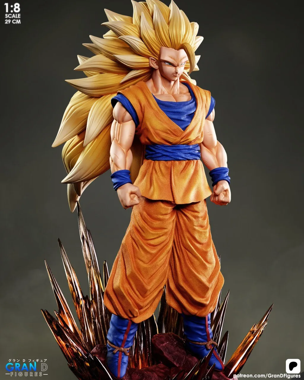 Gran D Figures - Goku SSj3 Max Ru MOXOMOR Aka