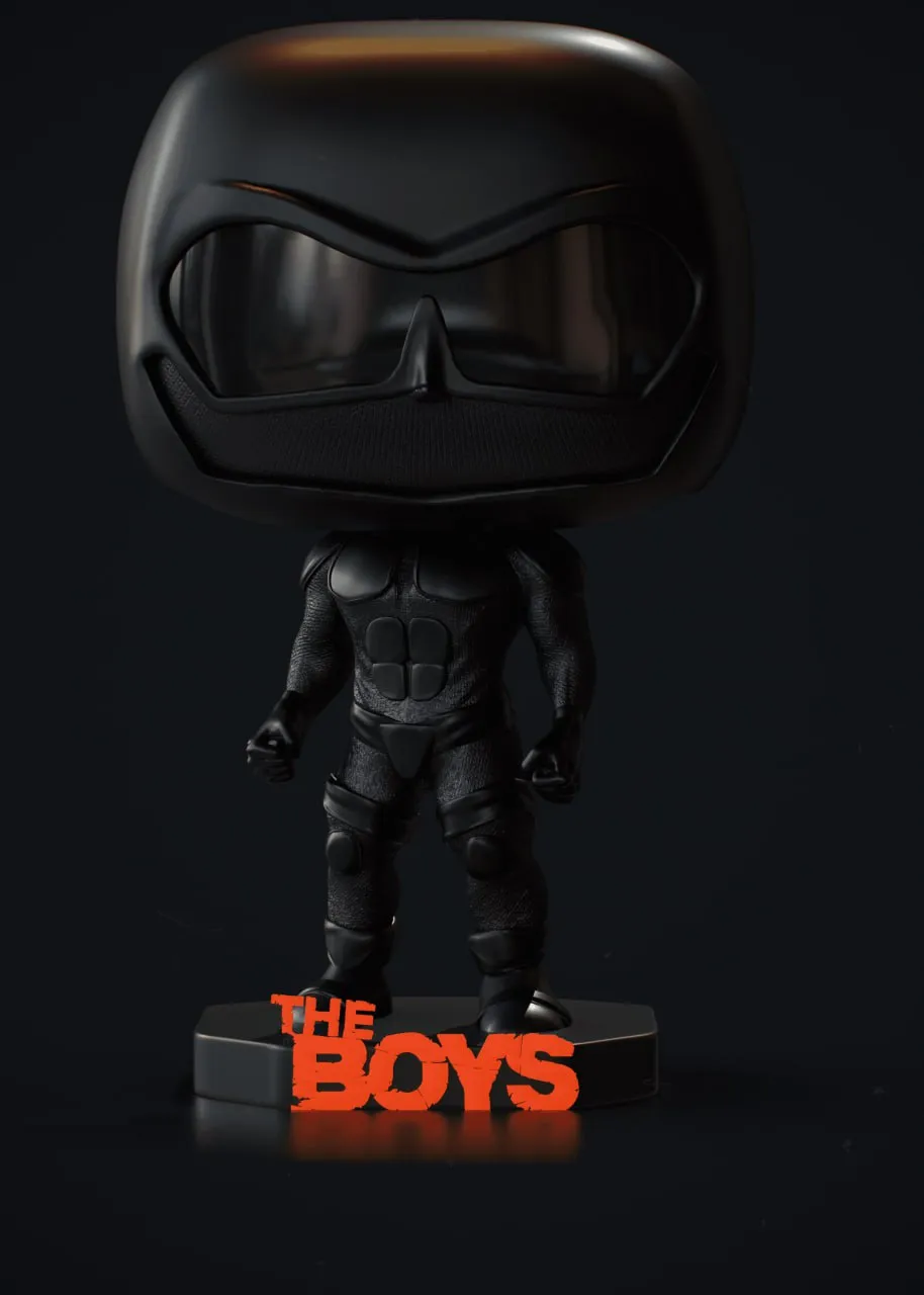 Black-Noir-The-Boys-Funko-Pop-Custom