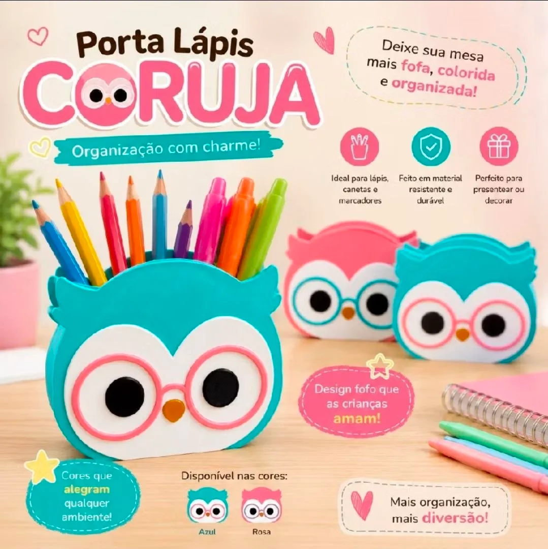 Porta LáPis Corujinha 20