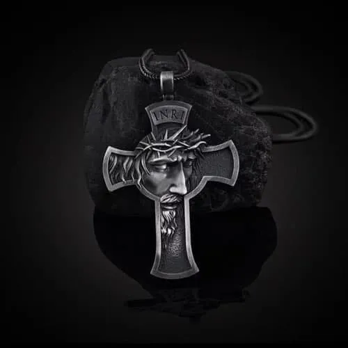 Jesus Cross Pendant Medallion Jewelry