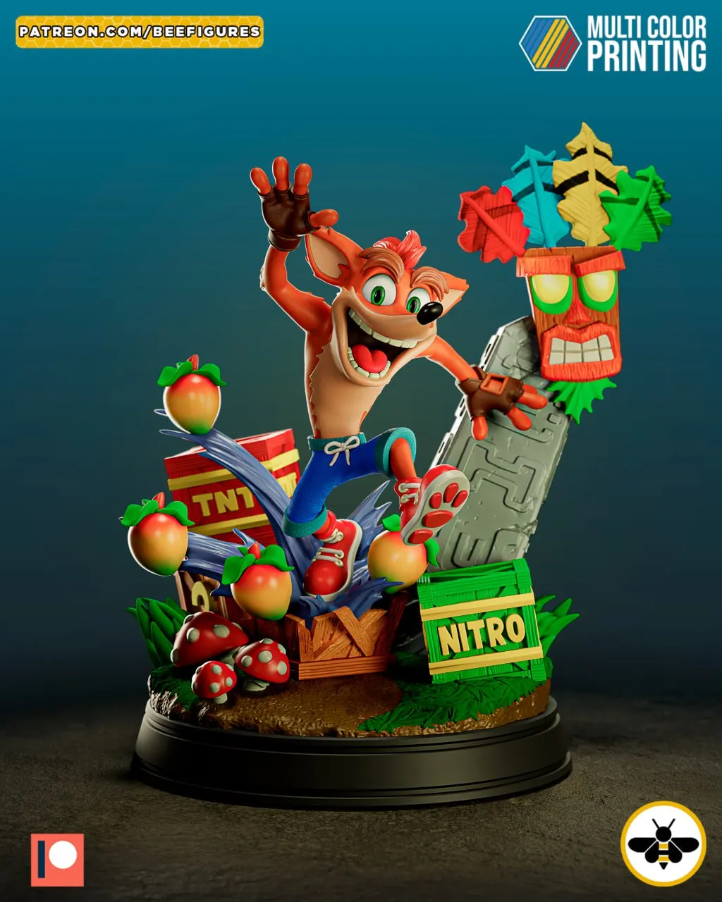 Bee Figures Crash Bandicoot T Me MOXOMOR Aka
