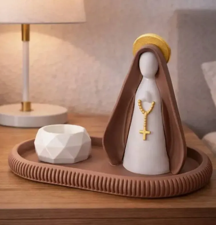 Kit Nossa Senhora Com Placa Completo