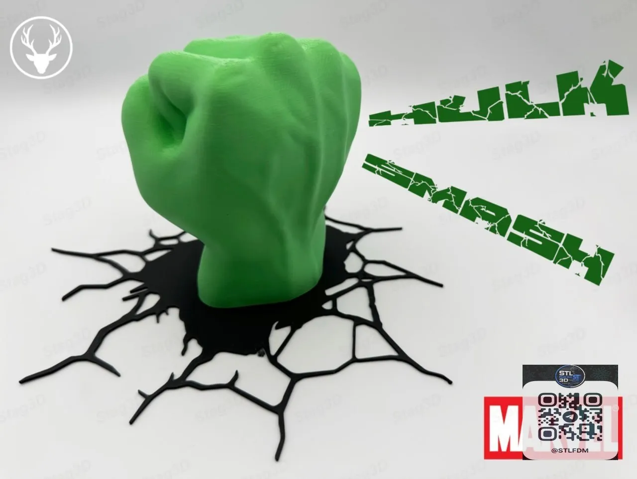 Hulk Hand 3MF Stls