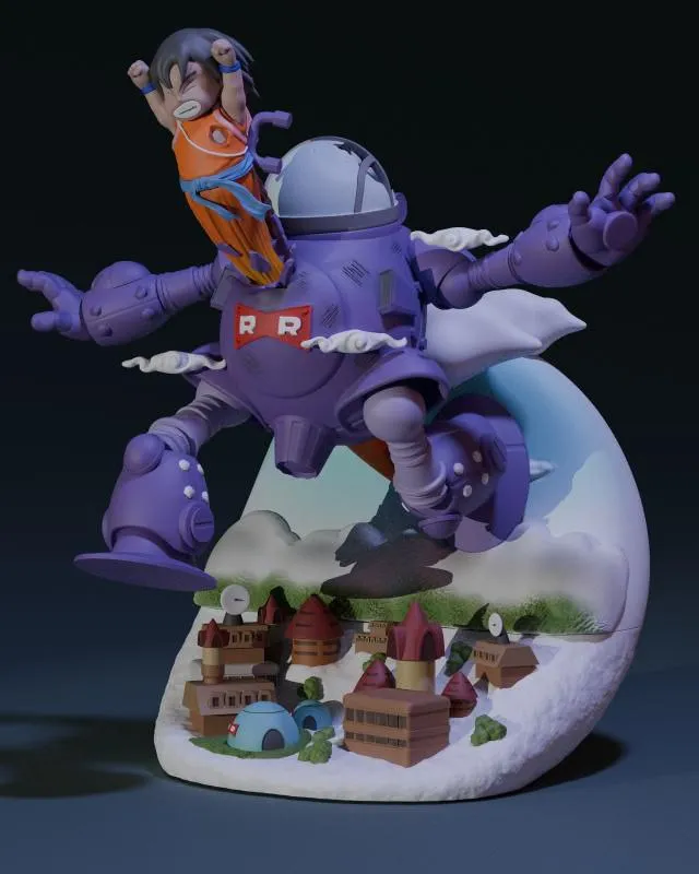 Robot Vs Goku