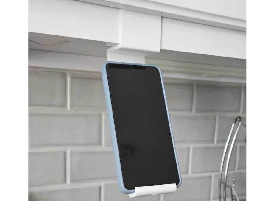 Kitchen Cabinet Phone Stand Vertical
