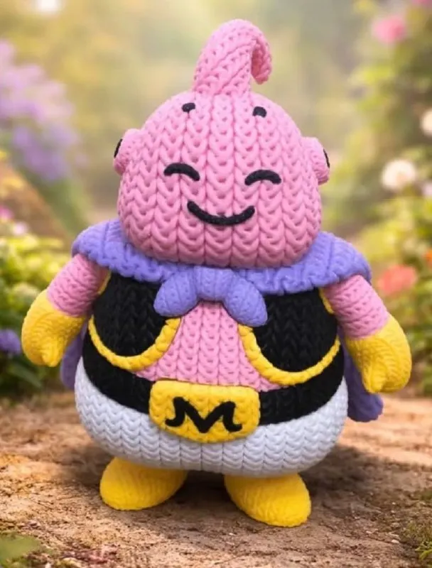 Majin Buu Gordo Crochê 21cm