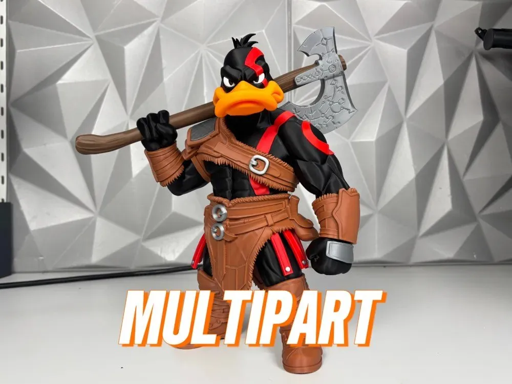 Daffy Duck X Kratos 3MF