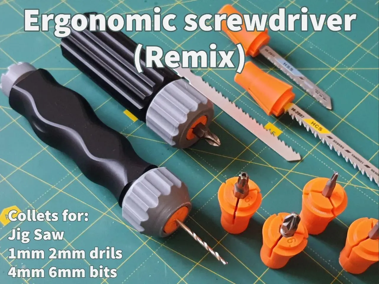 Universal-Ergonomic-Screwdriver-Model Files