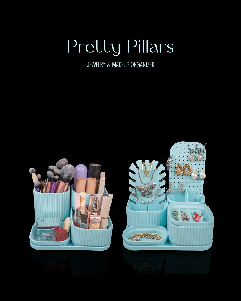 Pretty Pillars Jewelry And Makeup Organizer 817cd575d3