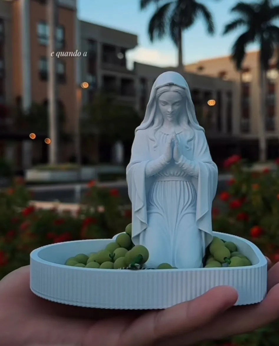 Virgin Mary Statue - Religious Decor Gift