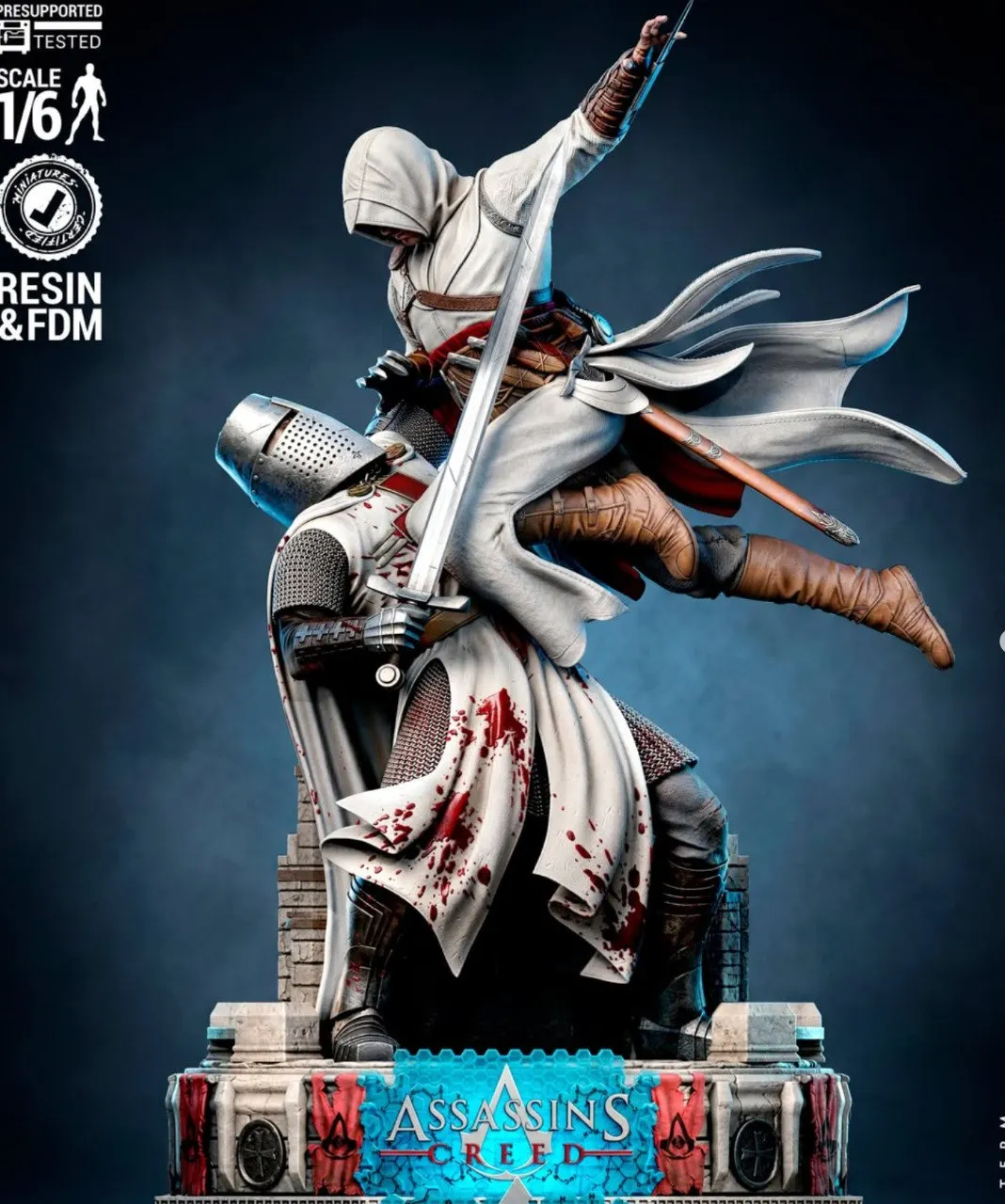 Assassin’S Creed 1 Diorama Medium Cuts (Saturn Size)