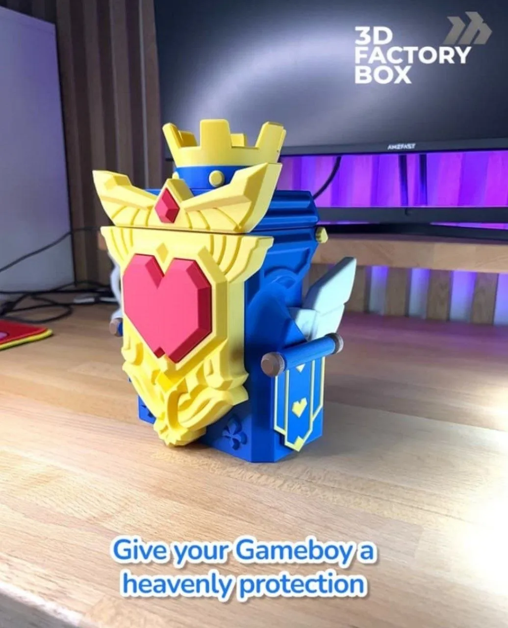 Gameboy Box Inspired By Medieval Tower Games