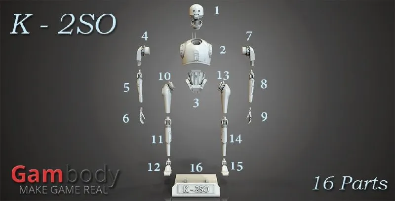 K-2SO (Star Wars)- GamBody