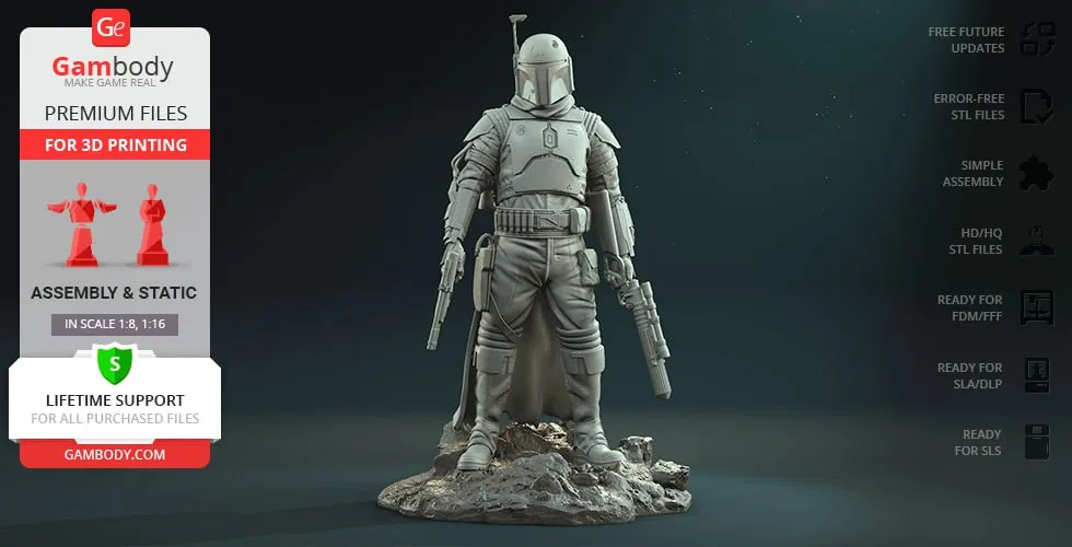 Gambody - Boba Fett 2022 V1 - SLS