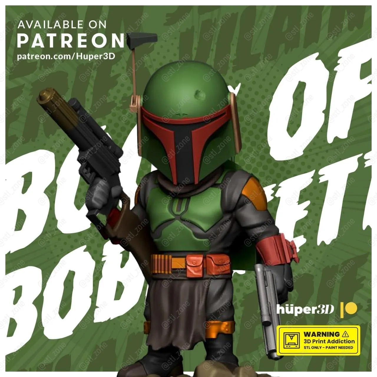 HüPer3D - Boba Fett V2 (Book Of Boba Fett)