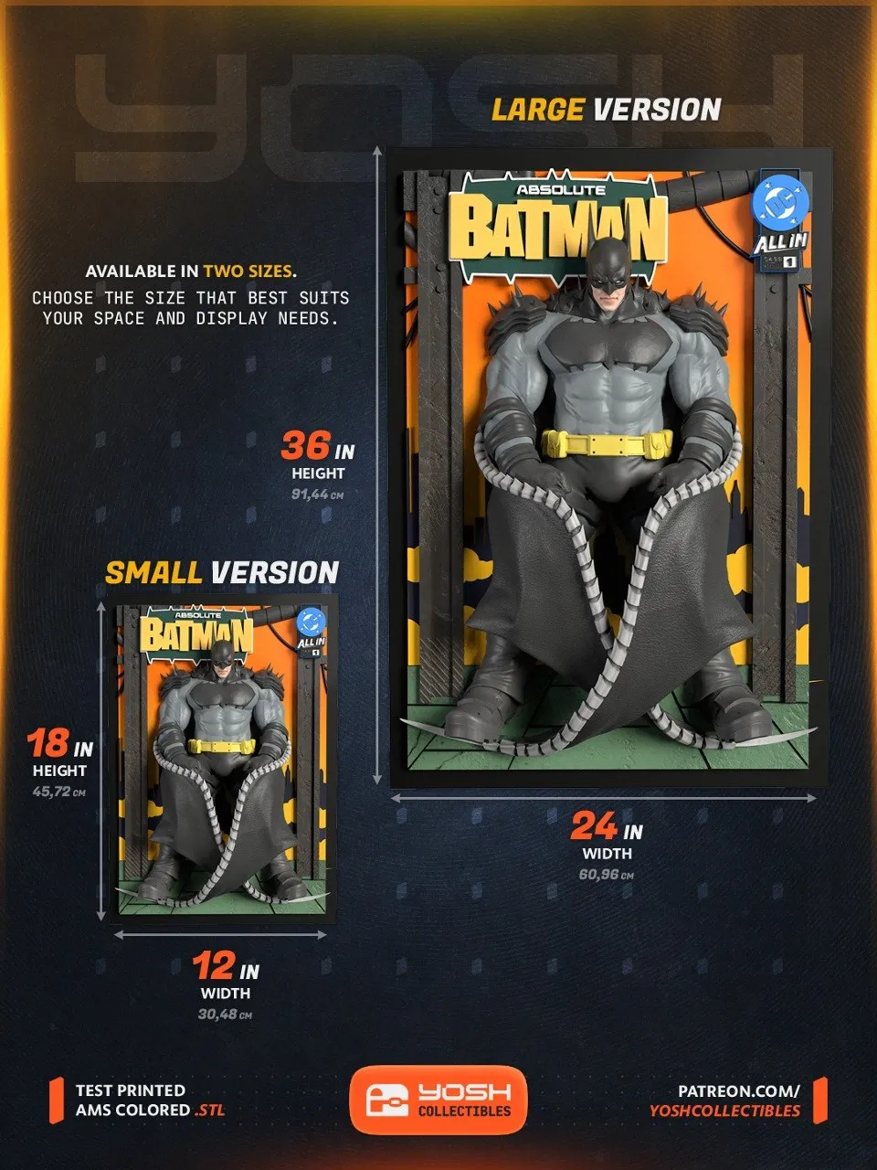 Absolute Batman Poster 1st Printing