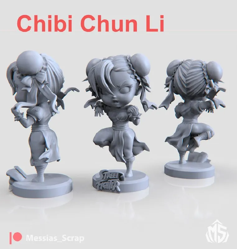 Chun Li Chibi - Messias Scrap