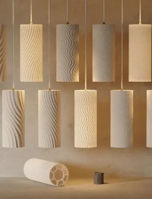 Aeolian Collection Wave Pendant Lamp IKEA STRÅLA