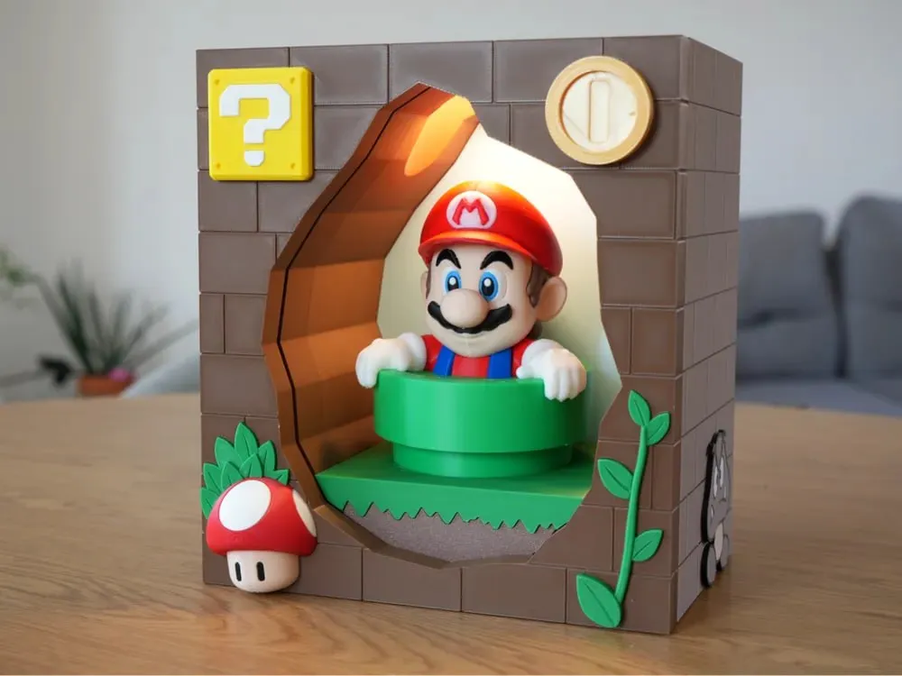 Broken Brick Mario Pipe Stls