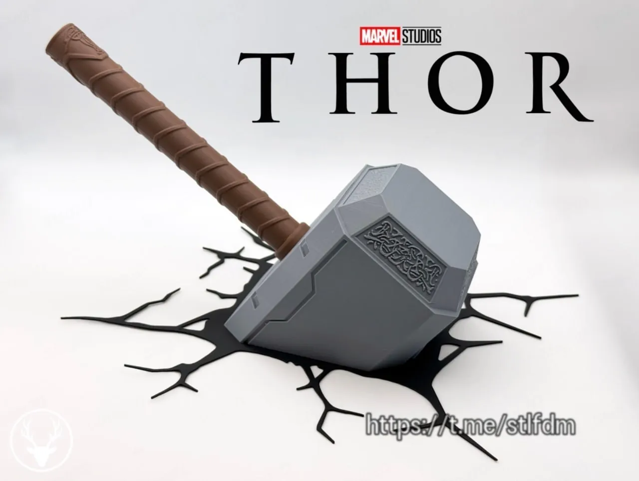 Thors Hammer Smash 3MF Stls