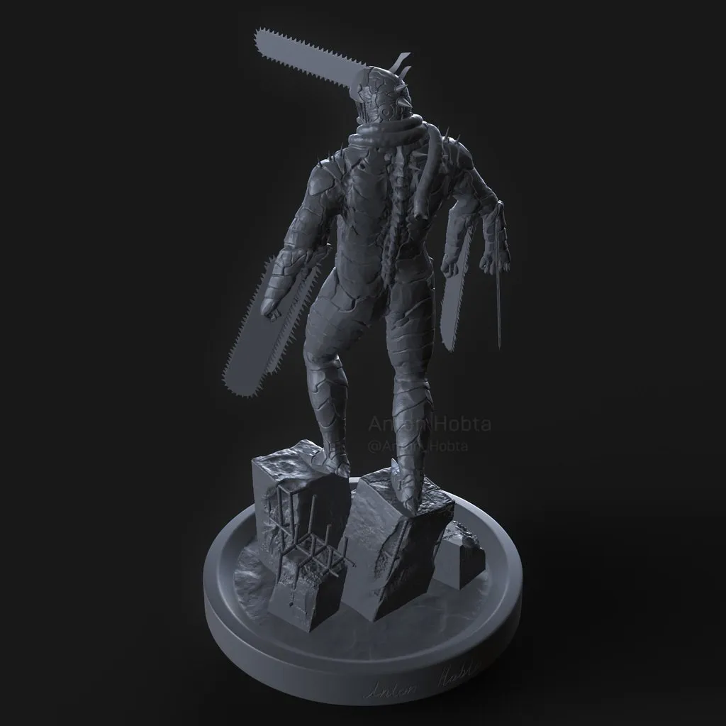 Chainsaw Man Full Demon Form Pose