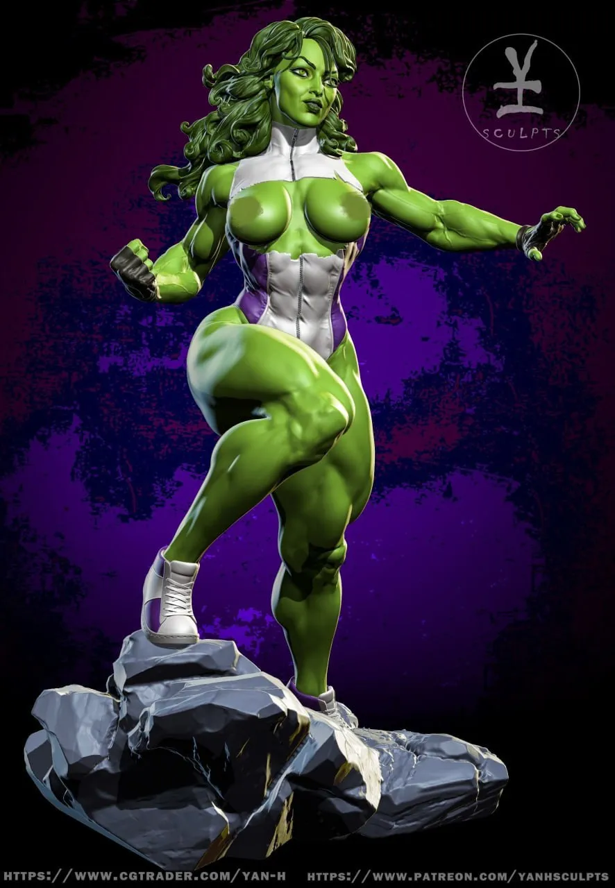 Yanhsculpts - She Hulk NSFW