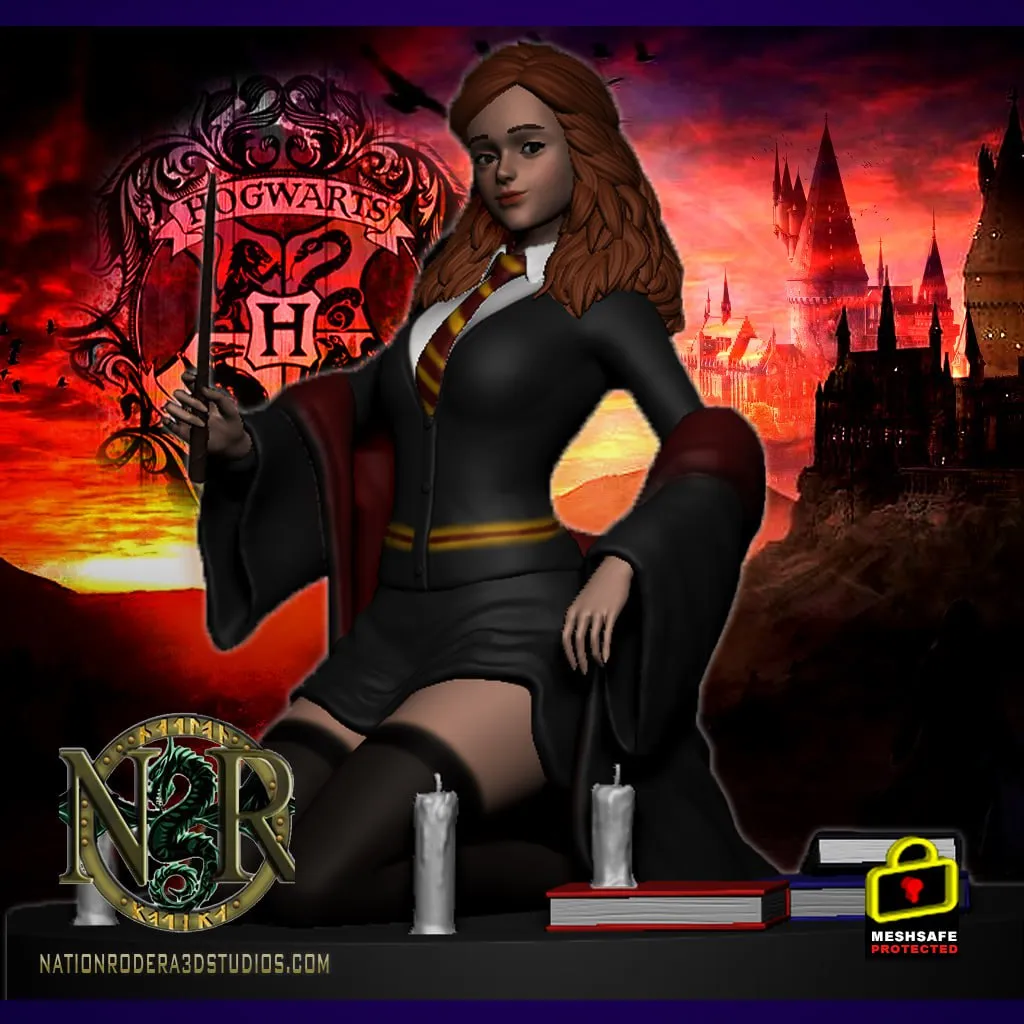 Nationrodera3dstudios Hermione From Harry Potter