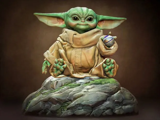 Grogu STL