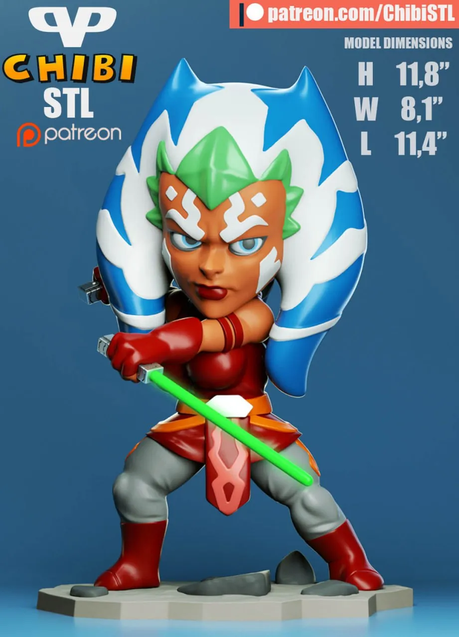 Ahsoka Tano Chibi - 3DXM