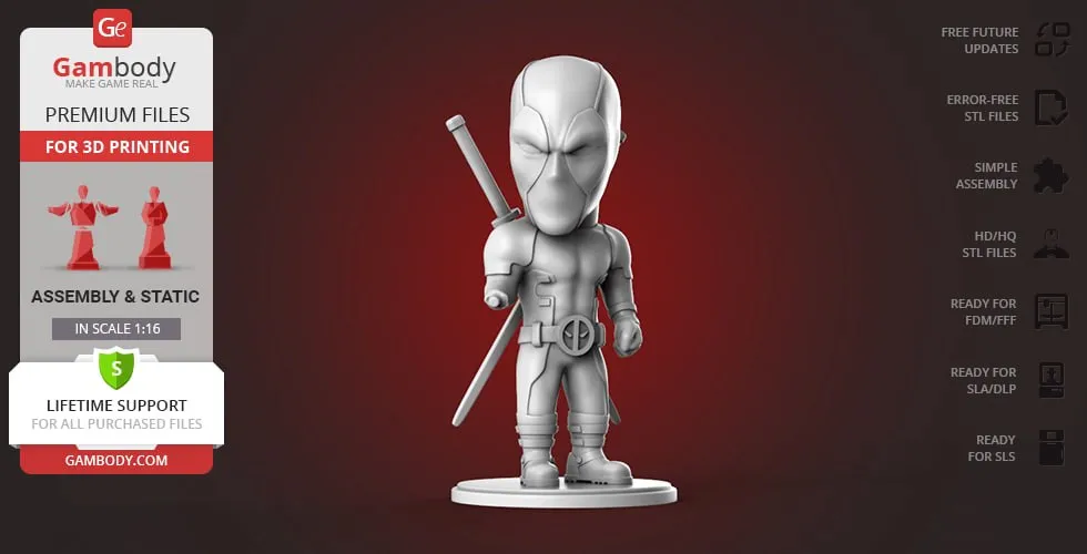 Deadpool Chibi - GAMBODY