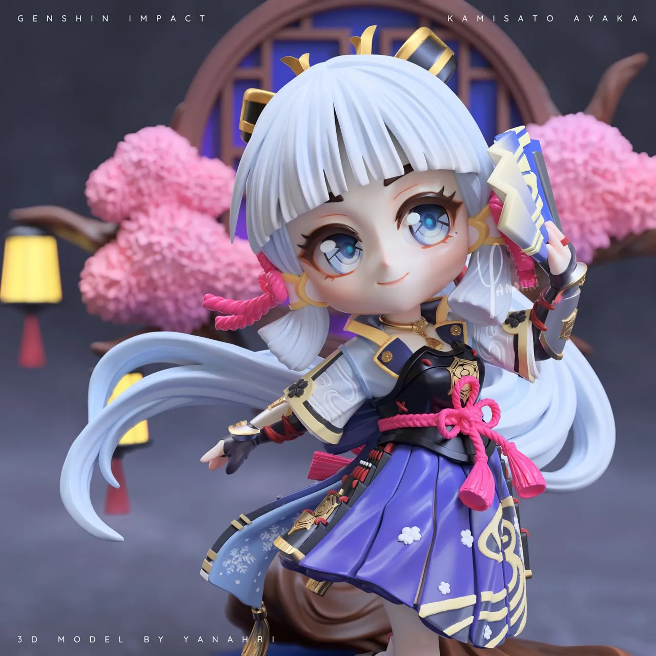 Kamisato Ayaka Chibi - Genshin Impact
