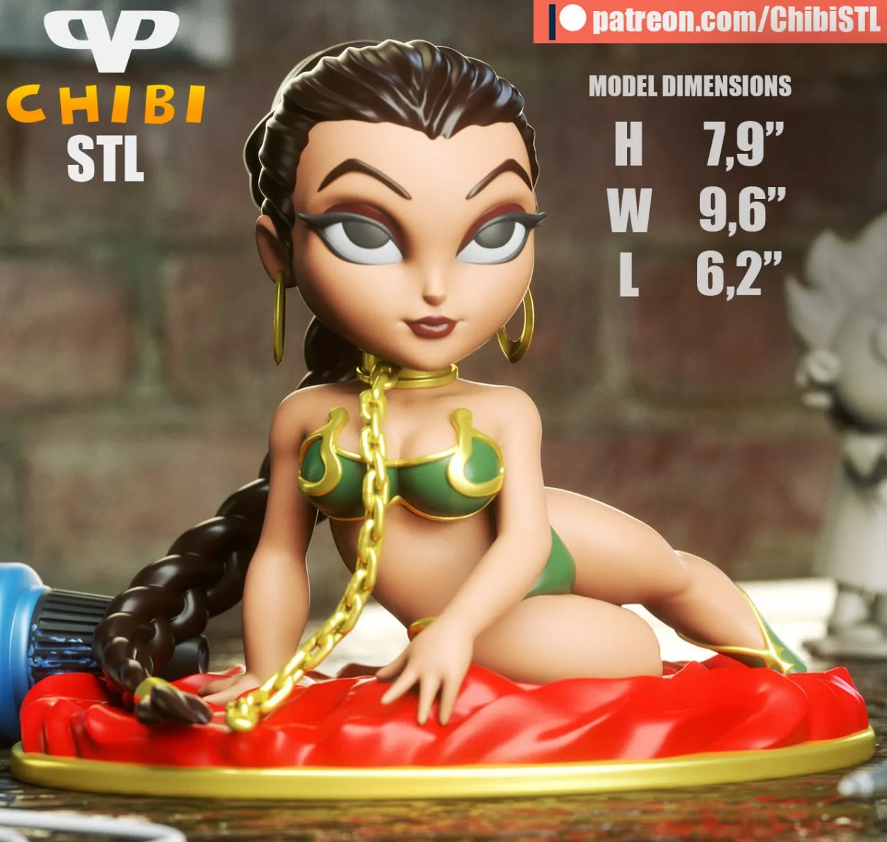 Princess Leia Chibi - 3DXM
