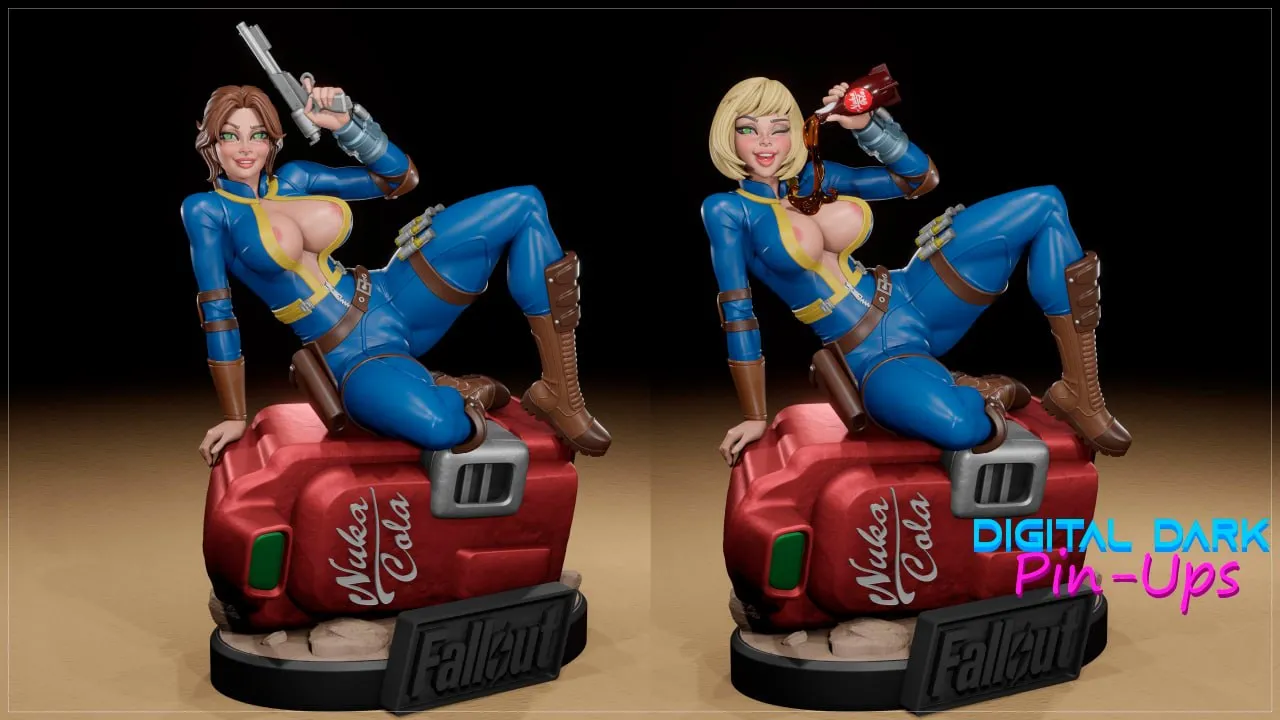 Digital Dark Pin-Ups – Lucy With Fallout