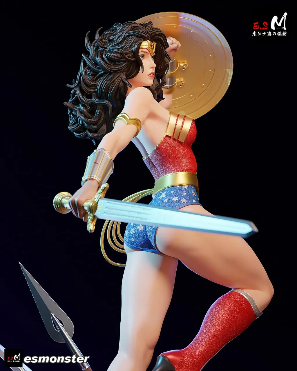 E S Monster – Wonder Woman Statue