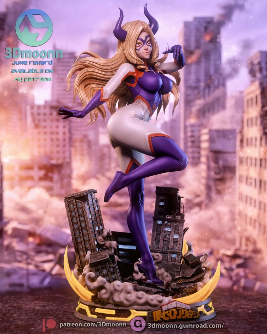 3Dmoonn – Mt Lady (Boku No Hero Academia) Part1