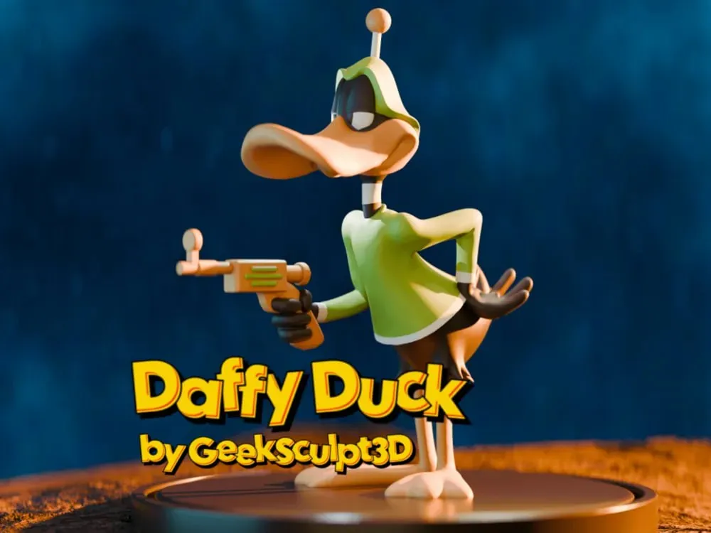 GeekSculpt3D - Daffy Duck