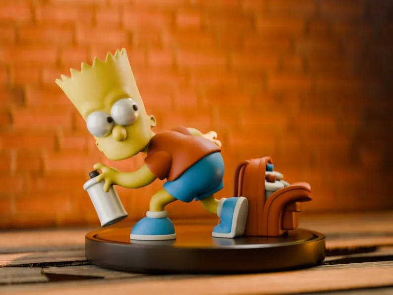 GeekSculpt3D - Bart Simpson