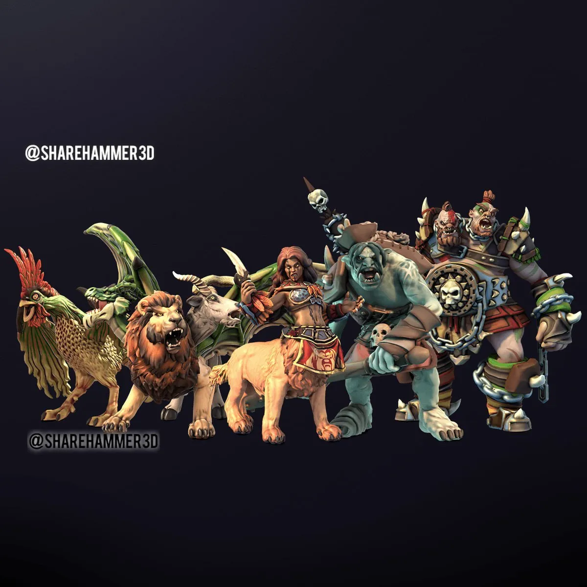 Heroforge - 25 01 - Mythicalmonsters Fullpack