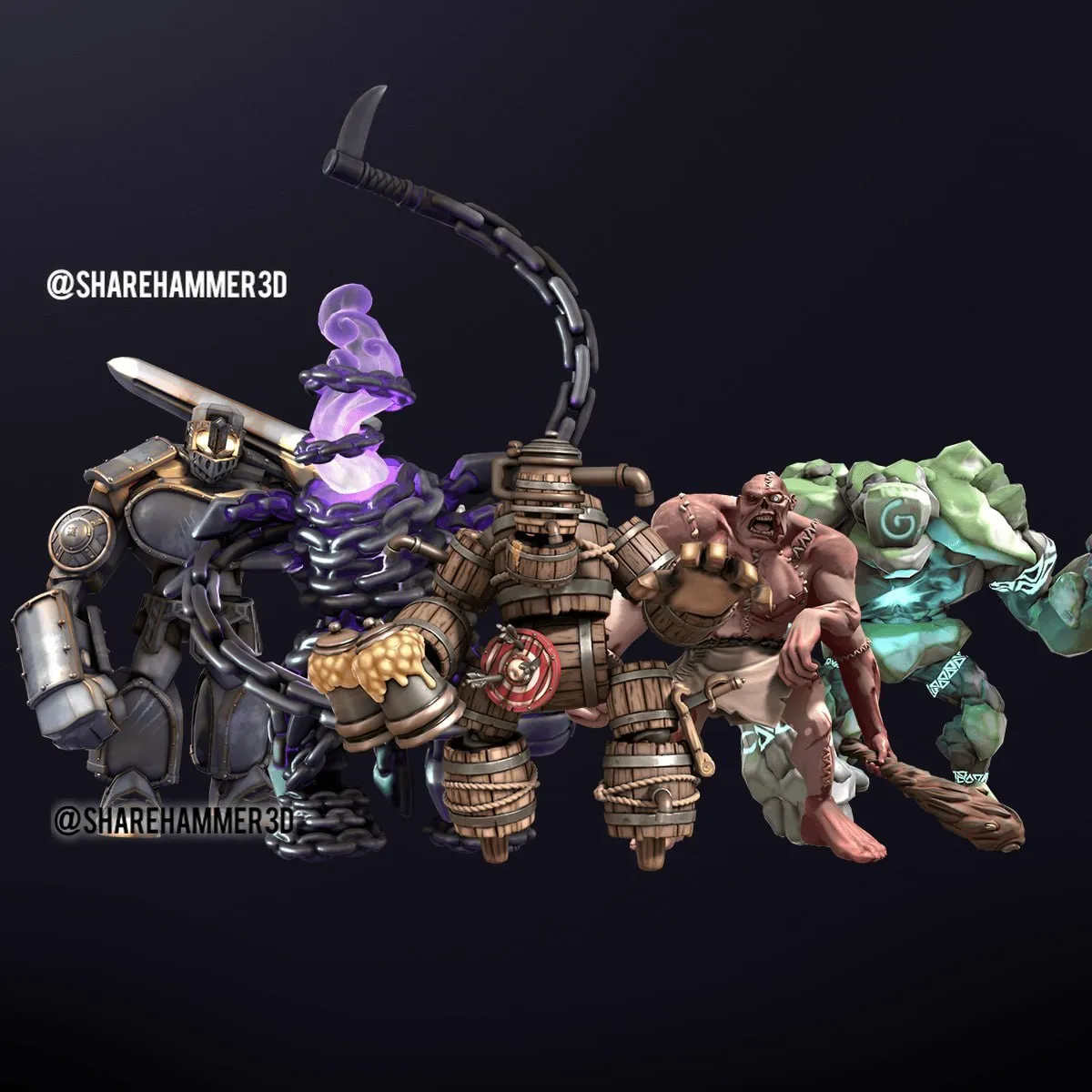 Heroforge - 24 11 - Colossalconstructs Fullpack